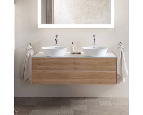 Duravit White Tulip Раковина накладная Oslash;50см, без перелива, без отв., цвет: белый. 2365500070