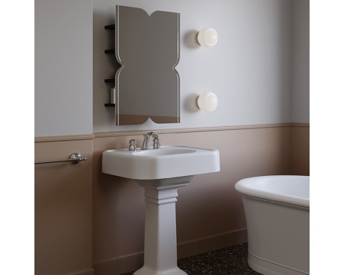 DevonDevon Papillon cabinet Зеркало шкаф 55xh80x14cм, с деревянными полкам. PAPILLON.CAB