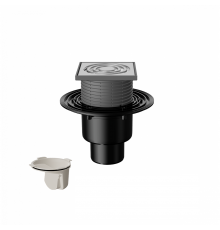 Трап с нержавеющей решеткой Fachmann T 310.0 SNsP 04.019