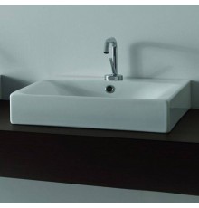Kerasan Cento Раковина 50х45 см, 1 отв., подвесная/накладная, цвет: белый. 353001*1