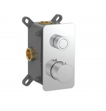 AQM8810CR Встр. термостат на 1 п. с регулировкой напора в комп. с внутр. частью, хром AQM8810CR