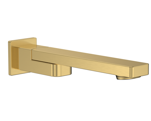 AQM8304BG Излив встраиваемый поворотный 220мм, золото шлифованное AQM8304BG