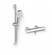 Душевой комплект Термостат Hansgrohe Ecostat 1001 CL ВМ 13211000 для душа + Гарнитур Crometta Vario 650 26532400