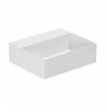Azzurra Elegance Squared Раковина подвесная/накладная, 42x35xH12,5 см, без отв., цвет: Bianco lucido. ELLP042350Q0*0