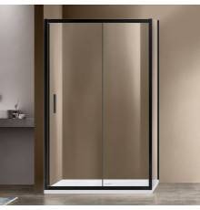 Душевой уголок Vincea Garda VSR-1G9015CLB 150x90 см, профиль черный, стекло прозрачное