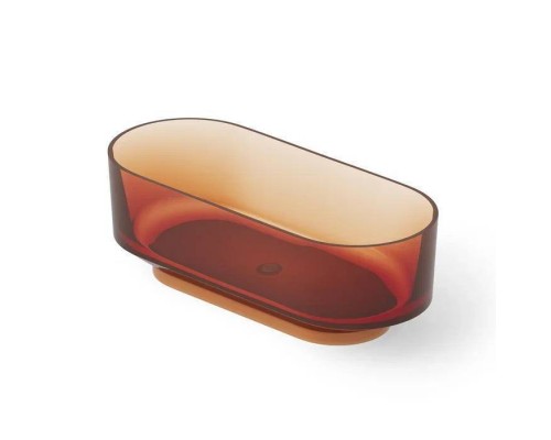 Dea Design Shadow Ванна 170х72х56см., отдельностоящая, Glasstek, прозрачная смола, цвет: Sunset R1. DD8675 1700 R1 Dea Design Shadow Ванна 170х72х56см., отдельностоящая, Glasstek, прозрачная смола, цвет: Sunset R1. DD8675 1700 R1
