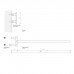 Decor Walther Mikado HTH1 Полотенцедержатель поворотный 40см, подвесной, цвет: розовое золото. 0520516