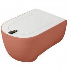 Artceram THE ONE Унитаз подвесной безободковый , 52х35см, с креплениями, цвет: rosso corallo. THV001 14 00 Акция