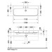 Duravit Happy D.2 Раковина 120x50.5 см, 2 отв., с переливом, цвет: белый. 2318120024