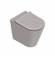 Catalano Zero Унитаз напольный 55x35см, цвет: Tortora Satinato. 0114550032