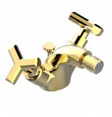 THG Les Ondes Смеситель для биде, на 1 отв., с донным клапаном, цвет: Soft matt gold. G8A-F31-3202