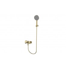 AQM6712BG Imola Смеситель для ванны, с душевым набором, Ø120 мм, 3 режима, Brushed gold AQM6712BG