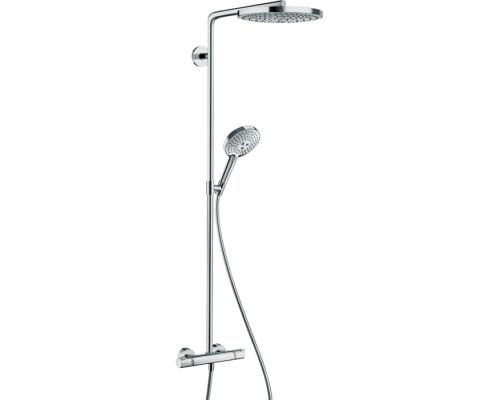 Hansgrohe Raindance Select S 240 2jet Showerpipe Душевая система с термостатом, цвет: Хром . 27129000 Hansgrohe Raindance Select S 240 2jet Showerpipe Душевая система с термостатом, цвет: Хром . 27129000