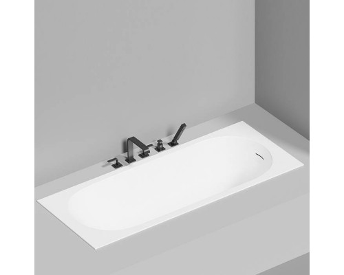 Salini Ornella kit Встраиваемая ванна 170х70х60см, донный клапан, сифон, щелевой слив-перелив, материал: S-Stone, цвет: белый матовый. 102423M Salini Ornella kit Встраиваемая ванна 170х70х60см, донный клапан, сифон, щелевой слив-перелив, материал: S-Stone, цвет: белый матовый. 102423M