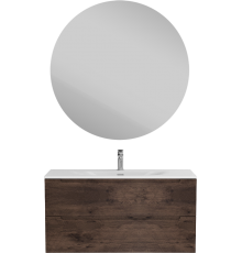Мебель для ванной комнаты BelBagno Etna 100 rovere moro, раковина BB-8099-120-2