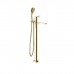 Gessi Rilievo Смесителя для ванны, напольнный, с душевой лейкой, цвет: Gold Brushed CCP. 59131#087