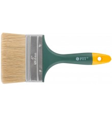 Кисть флейцевая "Контур", натур.светлая щетина, пластиковая ручка  4" (100 мм)