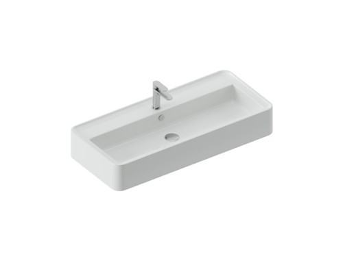 Artceram Rodolfo 100 Раковина накладная 100х45см., с 1 отв., без слив перелива, покр SANIGLAZE, цвет: белый. ROL005 01 34