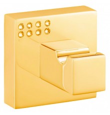 QE 241.51 Крючок одинарный с кристаллами сваровски QE24151