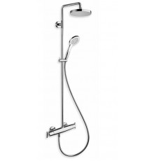 SZ 456 51 (Хром) Смеситель c терм. для душа с верхним и ручным душем SZ45651