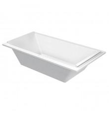 Duravit STARCK Ванна акриловая прямоугольный вариант встраиваемая, 200x100х46см, с 2 наклонами  для спины, цвет: белый. 790100000000000,  700341000000000
