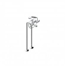 THG CORVAIR A MANETTES FIOR DI BOSCO Смеситель для ванны напольный, с ручным душем и шлангом 1500 мм., цвет: хром. U8L-A02-13CS