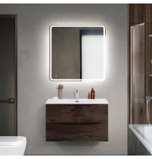 Мебель для ванной комнаты BelBagno Marino-cer-mini 80 подвесная, rovere nature grigio