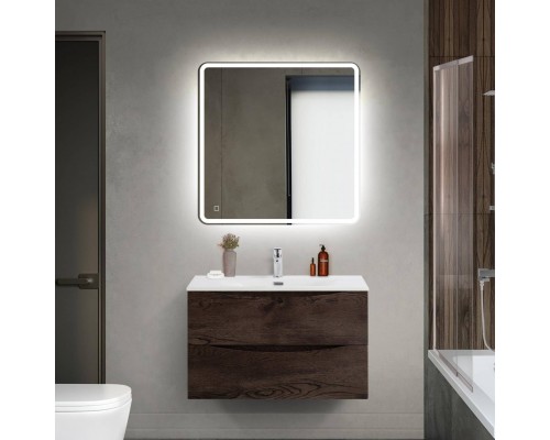 Мебель для ванной комнаты BelBagno Marino-cer-mini 80 подвесная, rovere nature grigio Мебель для ванной комнаты BelBagno Marino-cer-mini 80 подвесная, rovere nature grigio