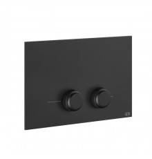 Gessi Venti20 Клавиша смыва для унитаза двойная, для инсталляций Geberit Sigma8 и Sigma12, цвет: черный матовый. 54651#299