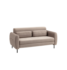 Диван Stool Group Барнаби велюр светло-серый