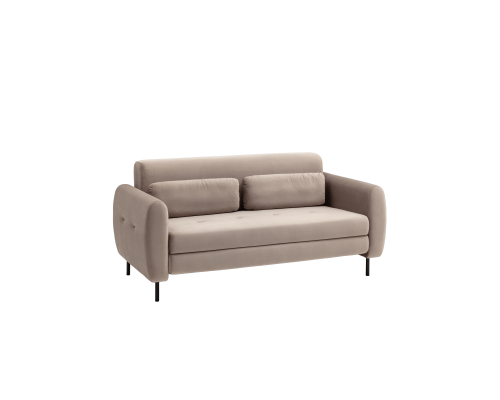 Диван Stool Group Барнаби велюр светло-серый