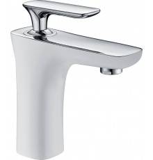Смеситель для раковины AltroBagno Aperto 0109 Bi Cr белый, хром