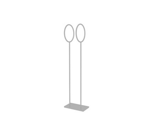 Bertocci Moon Полотенцедержатель 83см, напольный, цвет: белый. 147 0373 0200