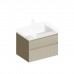 Kerama Marazzi Cubo Тумба подвесная 70см, с ящиками, с ящиками, цвет: лимо матовая. CUB.70.2\LIM