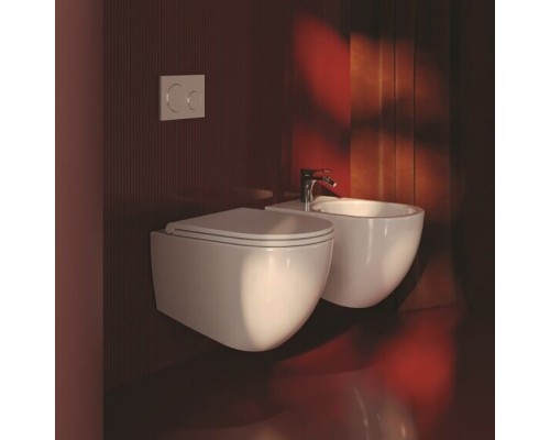 Artceram File 2.0 Сиденье для унитаза, супер тонкое, быстросъемное, с микролифтом, цвет: белый. FLA016 01 20