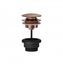 Gessi 316 Донный клапан нажимной ldquo;StopGordquo;, для раковин без перелива, цвет: Copper Brushed PVD. 54599#708