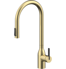 Смеситель для кухни Paulmark Universal Un213880-SBG светлое брашированное золото