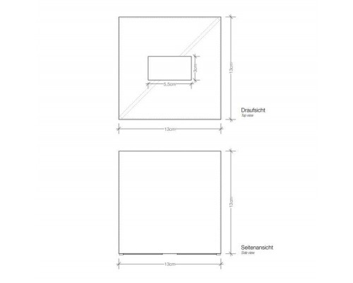 Decor Walther Cube KB 83 Диспенсер для салфеток 13.3x13.3x13.5см, настольный, цвет: черный матовый. 0845660 Decor Walther Cube KB 83 Диспенсер для салфеток 13.3x13.3x13.5см, настольный, цвет: черный матовый. 0845660