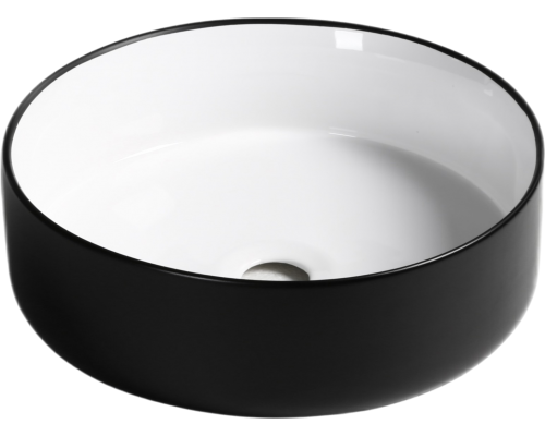 Раковина Milleau Nuage MU7044A-MB/GW глянцевый белый, матовый черный