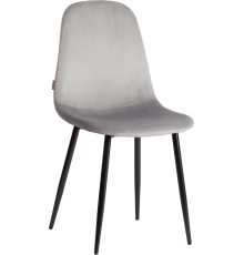 Комплект стульев TetChair Модерн Breeze (mod. JSC-58) велюр grey HLR19, ножки черные, 4 шт.