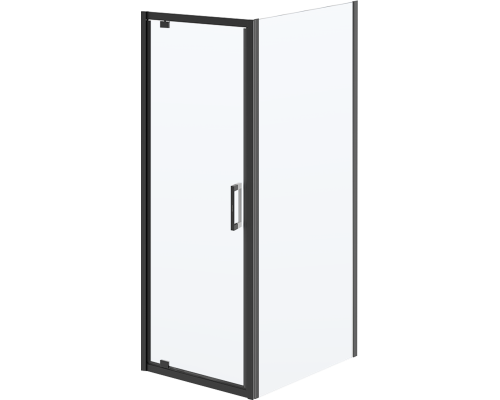 Душевой уголок KERAMA MARAZZI Vetro 70х90 см, профиль матовый черный