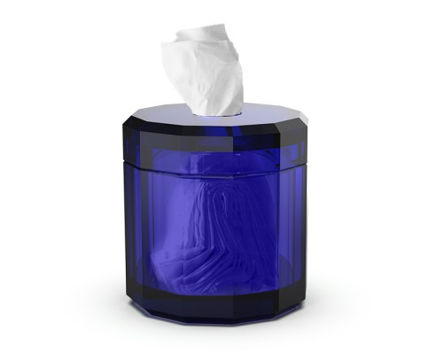 Decor Walther KR KB Kristall Салфетница, настольная, цвет: Capri Blue. 0931595