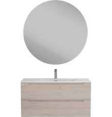 Мебель для ванной комнаты BelBagno Etna 100 rovere grigio, раковина BB-8099-120-2