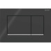 Geberit Sigma20 Клавиша для двойного смыва, квадратная, цвет: черный/хром . 115.883.KM.1