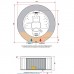 Gruppo Treesse Male Минибассейн 210*95см г/м, нагреватель 2kw, фильтр картридж, хромо-я, панель, цвет серый, акрил белый.. PMAL01BP