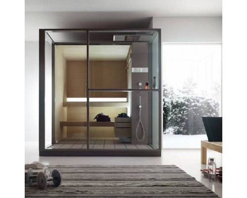 Effegibi Logica S Сауна с душем 214x250x226см, угловая DX, цвет: Soft Sand. LO 20 01 0007 Effegibi Logica S Сауна с душем 214x250x226см, угловая DX, цвет: Soft Sand. LO 20 01 0007