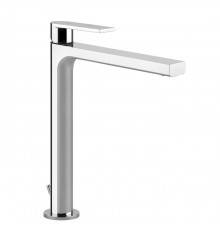 Gessi Emporio Via manzoni Смеситель для раковины, на 1 отв, высокий, с донным клапаном, цвет: хром. 38604#031