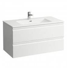 Laufen Pro S Тумба с раковиной 60x50x54.5cм., с механизмом мягкого закрывания, с 2 ящиками, с 1 отв., подвесная, цвет: белый глянцевый. 8.6196.1.475.104.1