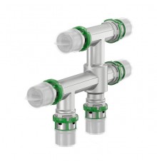 Крестовина Comap SkinPress 20-20-20 Пресс Латунь. 7495W202020