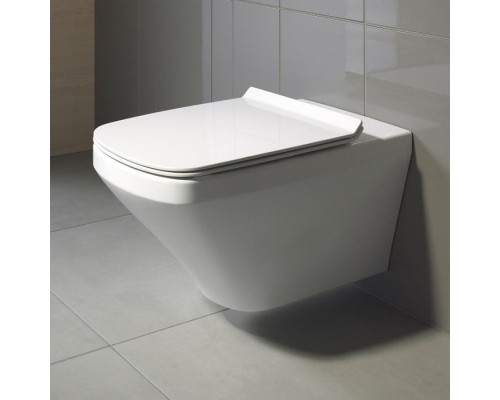 Duravit DuraStyle Унитаз подвесной безободковый 54х37см, с креплением, цвет: белый. 2551090000